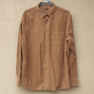 Uniqlo Tan Corduroy Shacket XL